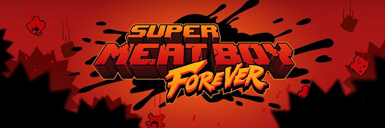Team Meat on Twitter: "Sexy new Super Meat Boy Forever logo for ... Team Meat on Twitter: "Sexy new Super Meat Boy Forever logo for ...