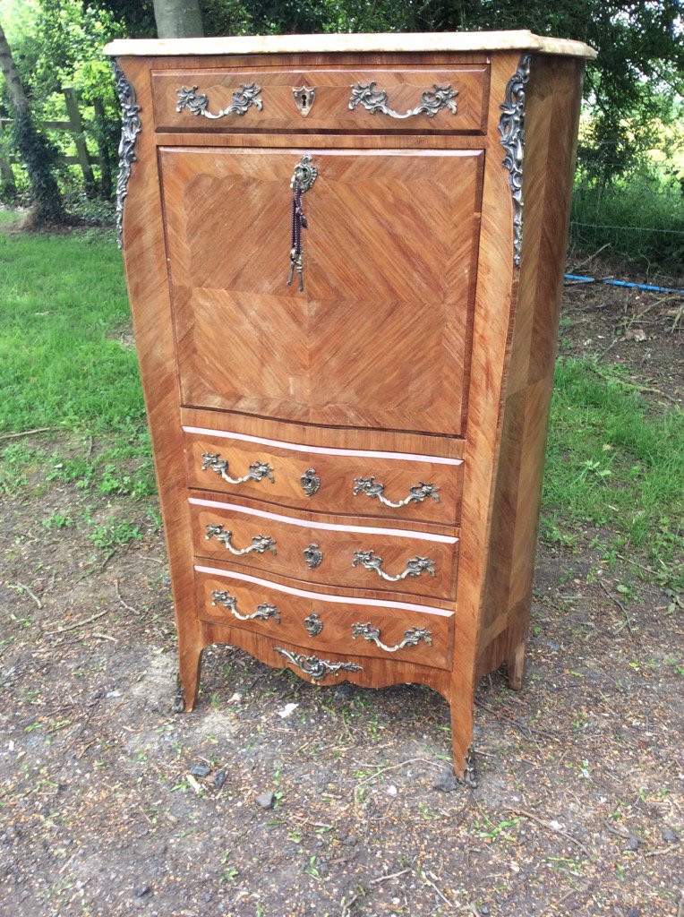 RetrovationUK's tweet photo. Fantastic #french antique #secretaire #writing bureau #retrovation https://t.co/hEpm2McQns