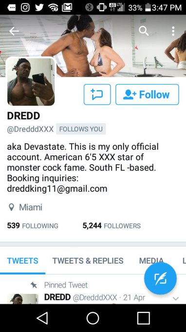 Fake account, everyone please go report this!!! @DreddXXX is the real Dredd!! https://t.co/sVN3xW4ly<a href="/tag/sexy"class="tags"><span>#sexy</span></a><a href="/tag/sister"class="tags"><span>#sister</span></a><a href="/tag/bro"class="tags"><span>#bro</span></a><a href="/tag/thatass"class="tags"><span>#thatass</span></a><a href="/tag/luvofmylife"class="tags"><span>#luvofmylife</span></a><a href="/tag/wyt"class="tags"><span>#wyt</span></a>