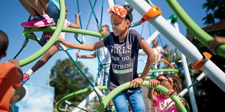 #SchoolsOutForSummer! Go play! Kids in West Philly are flocking to their Unity® Connect playground! #Playground ow.ly/Ugy130cre5e