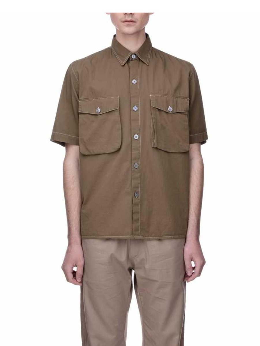 BAD PUNS INCOMING: @OurLegacyStore's military shirt "commands" attention, so "soldier on" and shop it now: bit.ly/2r0RqmS