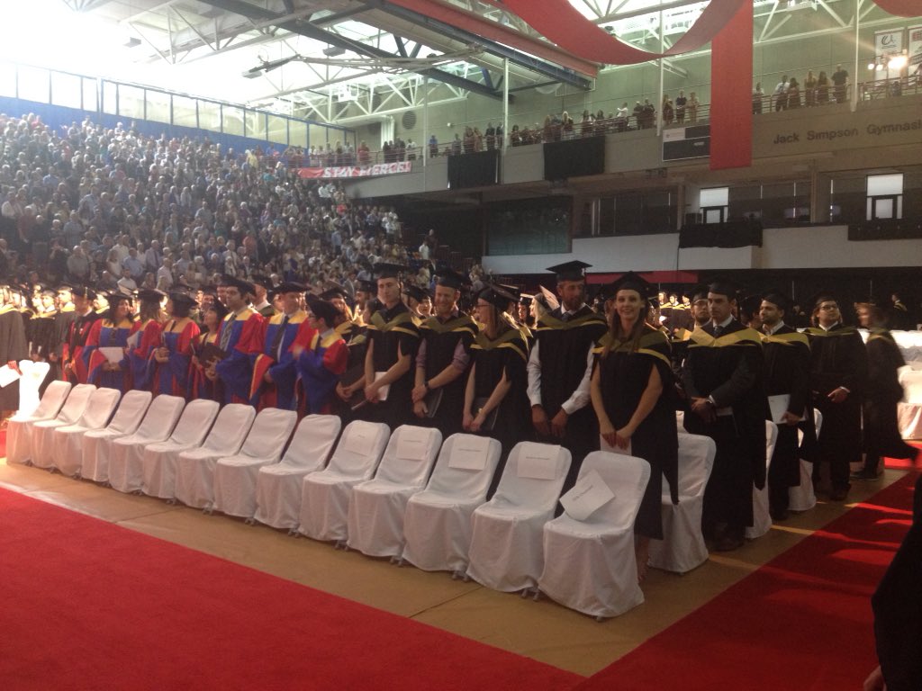 uofcknes's tweet photo. Grad ceremony about to begin! Way to go kines #UCalgarygrad https://t.co/Z51ODZtKp7
