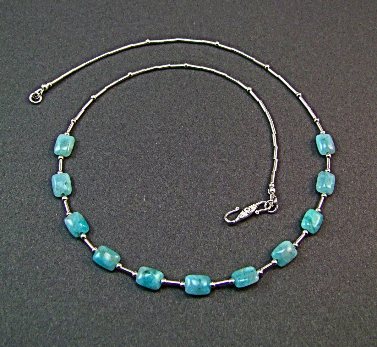 TheSilverBear's tweet photo. Peruvian Blue Opal Sterling Silver Necklace https://t.co/DD41bXtmRn #PeruvianOpal #blueopal #peruopal @thesilverbear https://t.co/rcmbrVv45O