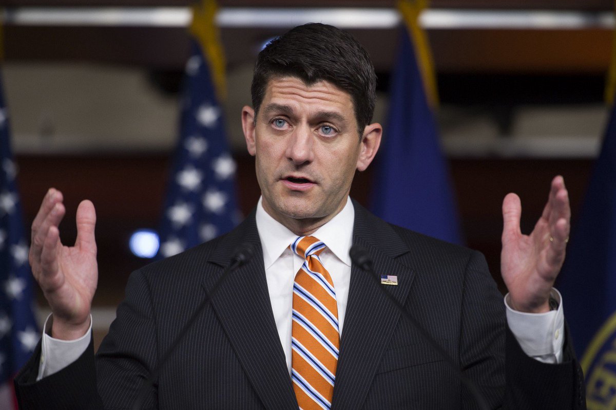 thinkprogress's tweet photo. Paul Ryan defends Trump: 'He's new at government' and doesn't know not to obstruct justice
https://t.co/I4p3Eb89CS https://t.co/JVGOrHaTRH