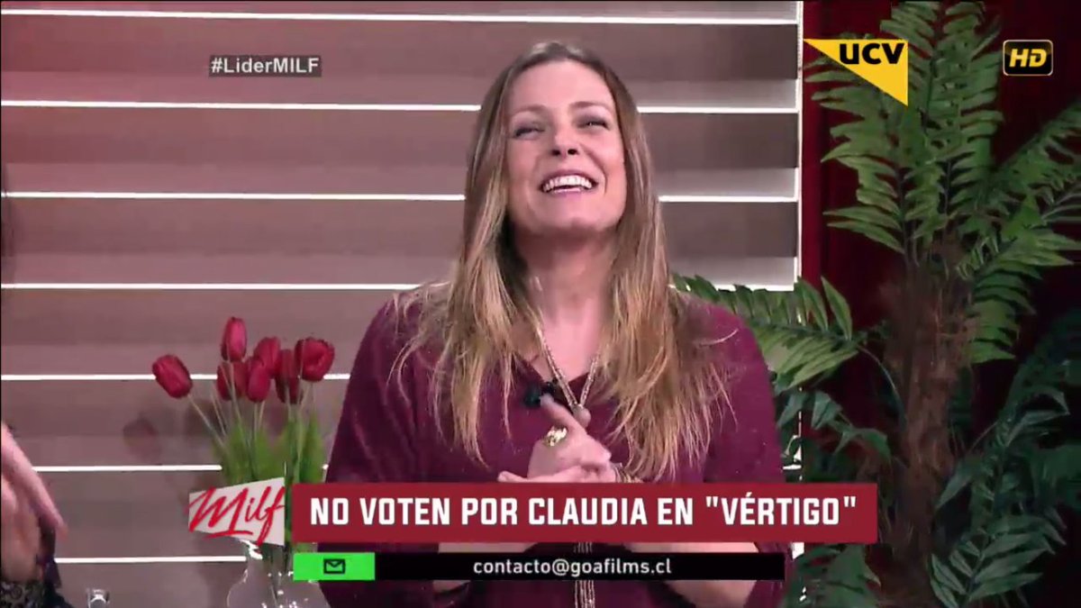 OjoalaTele's tweet photo. Para los que no sabían: Claudia Conserva es la última invitada confirmada para #Vértigo2017 esta noche. #LiderMILF https://t.co/dUiPOvGUj7