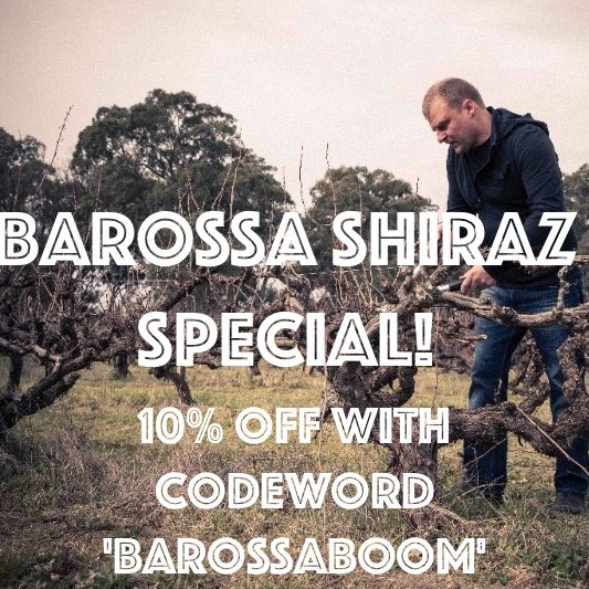 10% OFF ALL BAROSSA SHIRAZ FOR THE NEXT WEEK! Use codeword 'BAROSSABOOM' at checkout to save on 30+ epic releases! Expires midnight 16/6/17