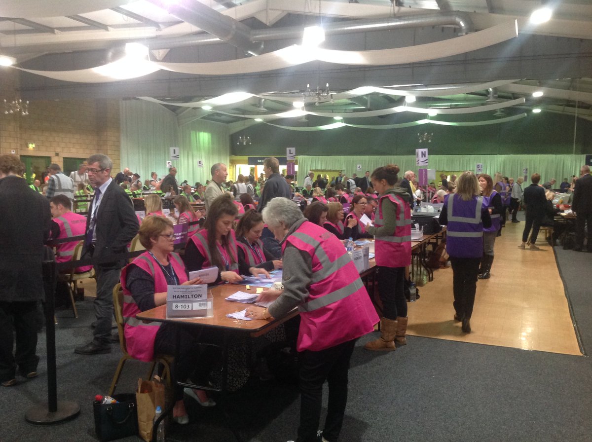 scotborders's tweet photo. Scottish Parliament by-election count in progress, adjudication of doubtful ballot papers being undertaken #ERB2017 https://t.co/nPgfQIKKgi