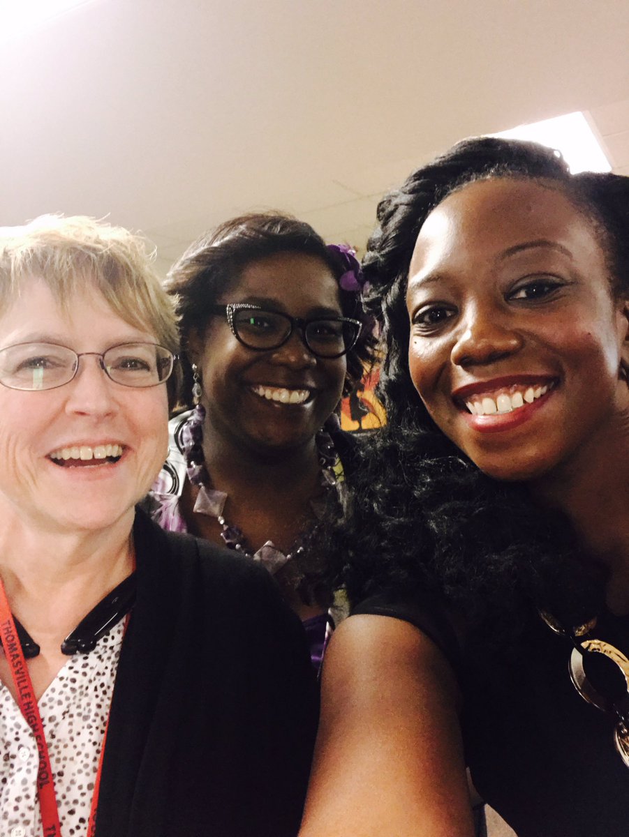 lmkinard's tweet photo. Best Day Ever! Loved meeting my new and amazing staff @thomasvillehigh today! #THSReady #StayReady https://t.co/W8asXo1PFM