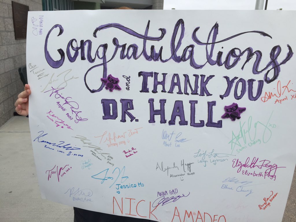 DNHSNighthawks's tweet photo. Graduation day @The Nest! Congrats to our seniors and to our newest resident doctor - way to go Dr. Hall!! #newpodium #seniors2017 https://t.co/PlLwlR25qJ