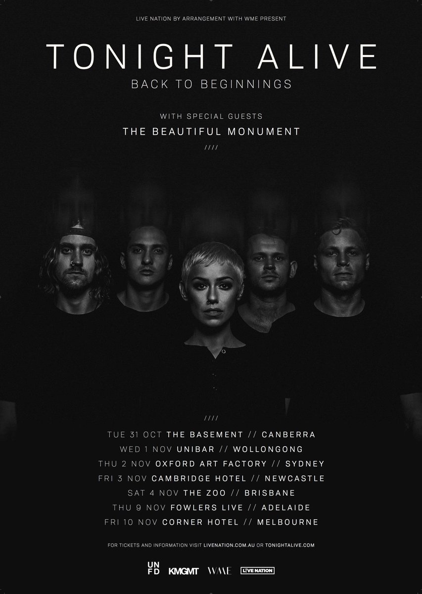 Who's got tickets for <a href="/tonightalive/">Tonight Alive</a>'s Australian tour?