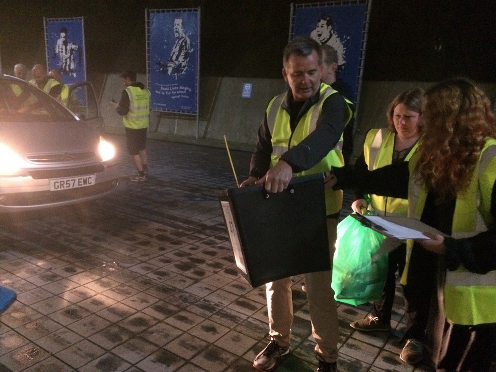 BrightonHoveCC's tweet photo. First ballot boxes arrive for the count #kemptown #hove #pavilion https://t.co/roWoXa7pDI