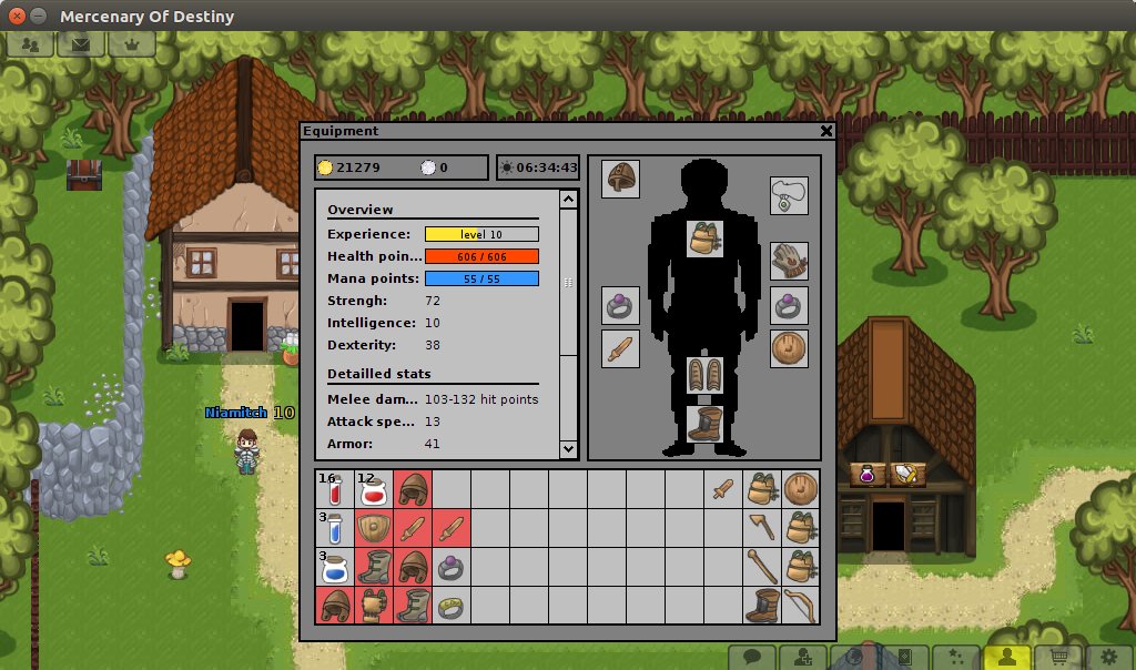 modrpg's tweet image. A red background has been added for equipable items that cannot be equipped to make the inventory more user-friendly! #indiegame #gamedev