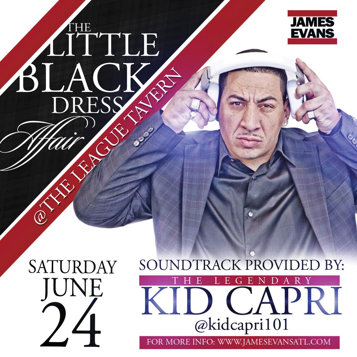 PinkSugarNights's tweet photo. *Kid Capri LIVE at the next JAMES EVANS event. The sexiest event in Atlanta! @JamesEvansAtl #PinkSugarPromo https://t.co/p7WYLBEeZ5