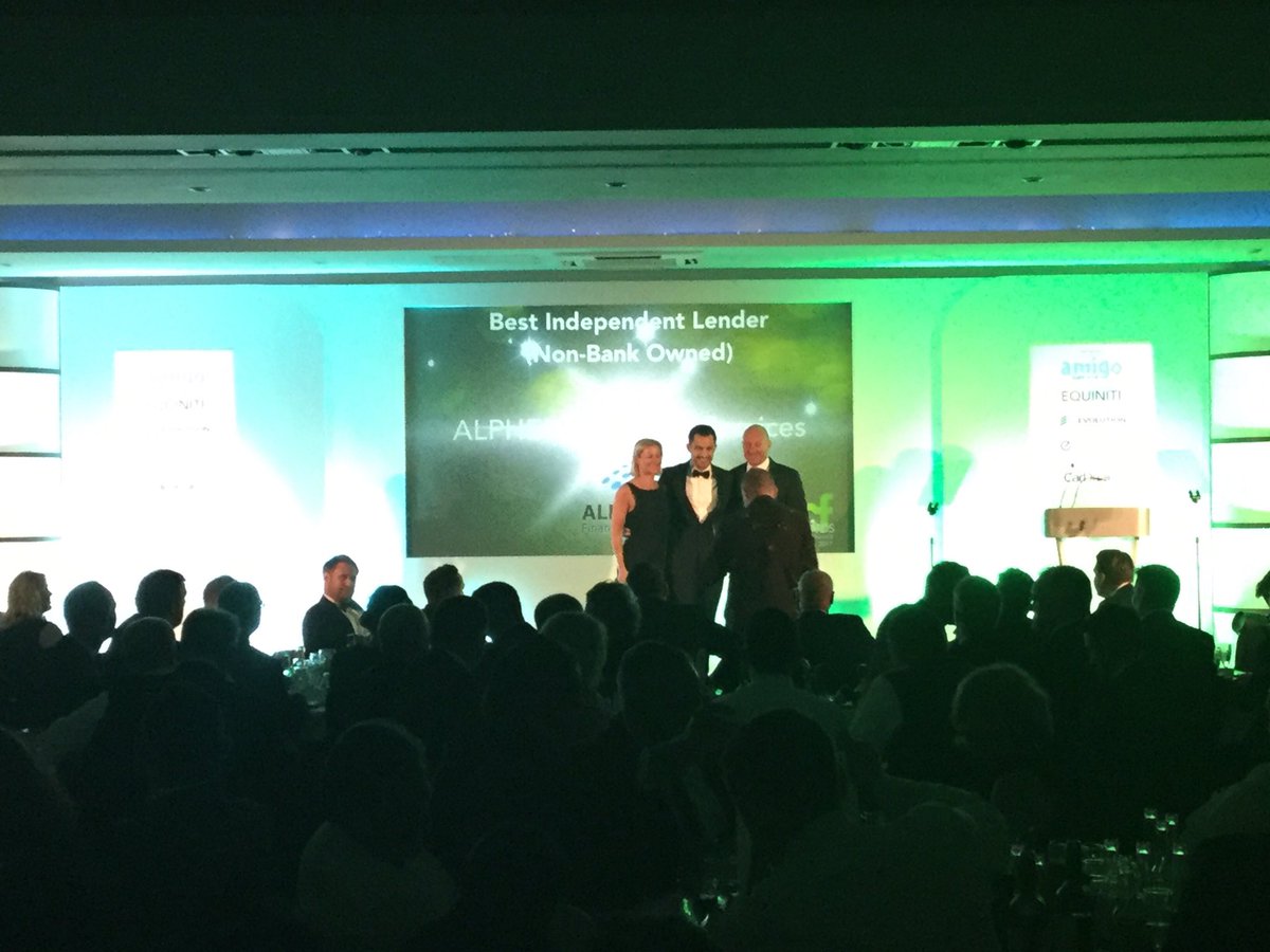 CarFinanceConf's tweet photo. A massive congrats to @AlpheraFS for taking home the Best Independent Lender Award (Non-Bank Owned) #carfinanceawards @Credit_Strategy https://t.co/gTeLNfMs56