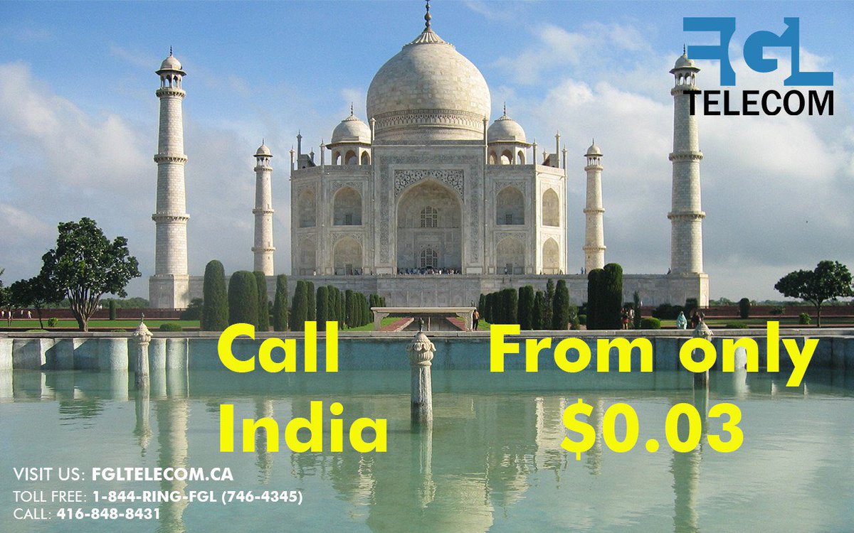 fglvoice's tweet photo. Take #advantage of #low international calling rates.#fgltelecom #lowcost #India #TajMahal #Telecom #Telecommunication https://t.co/UQU4HZzoL5