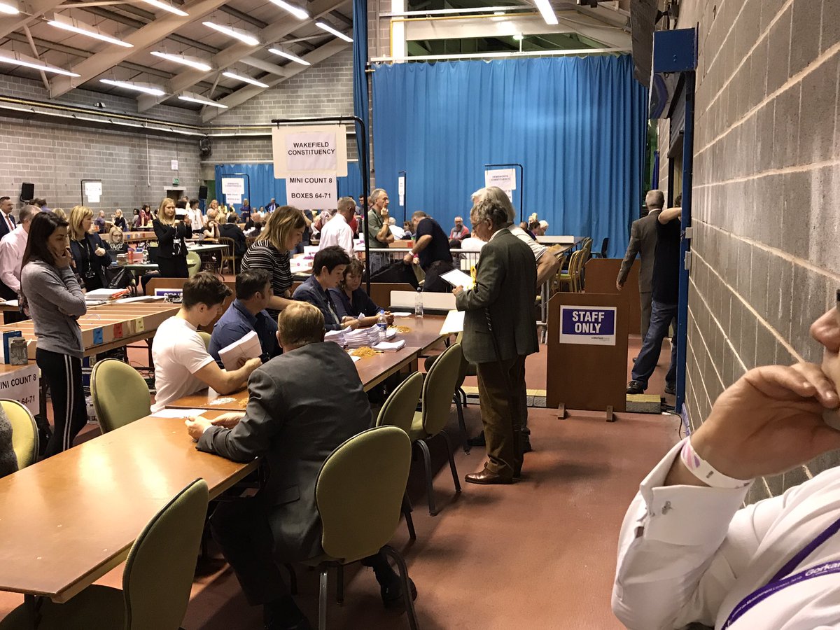 First ballot boxes arrive in Wakefield #GE2017