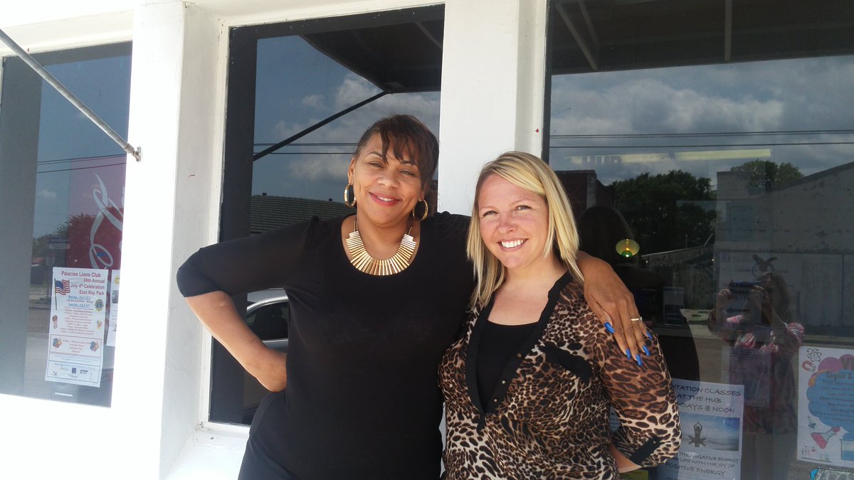 HouLit's tweet photo. HCL, Alisha Procter and Palacios Community Hub, Executive Director, Cassandra Austin. https://t.co/8gfn277UBi