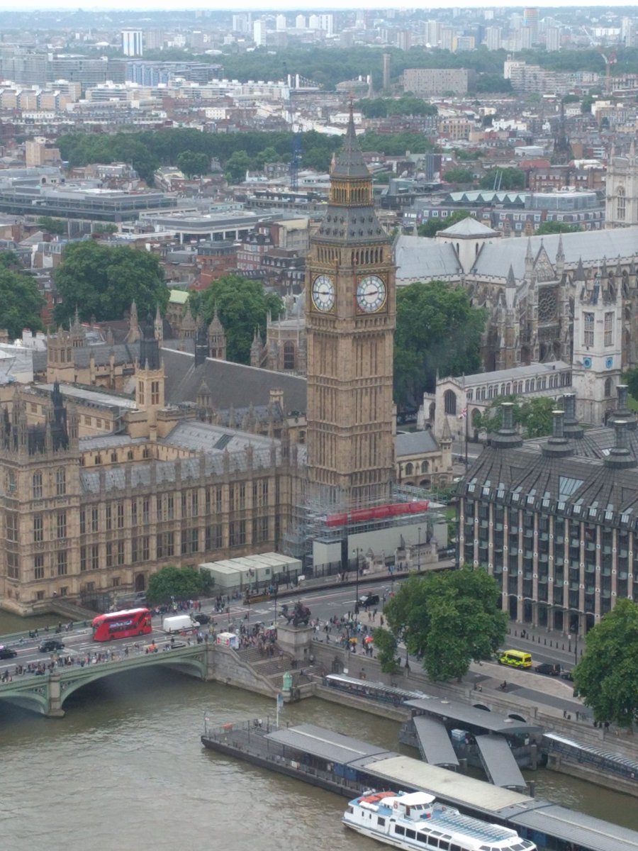 Big Ben vanuit de Londen eye