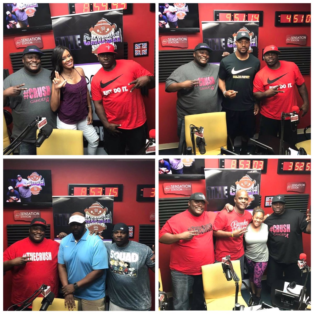 CrushSportsTalk's tweet photo. Thx to @JulieSmithTV, #ChuckWiley, #CoachBattle @CoachM_Allen for being on the show! Go to #youtube pg TheCrushSportsTalk to view the shows! https://t.co/7A0XM2FMNP