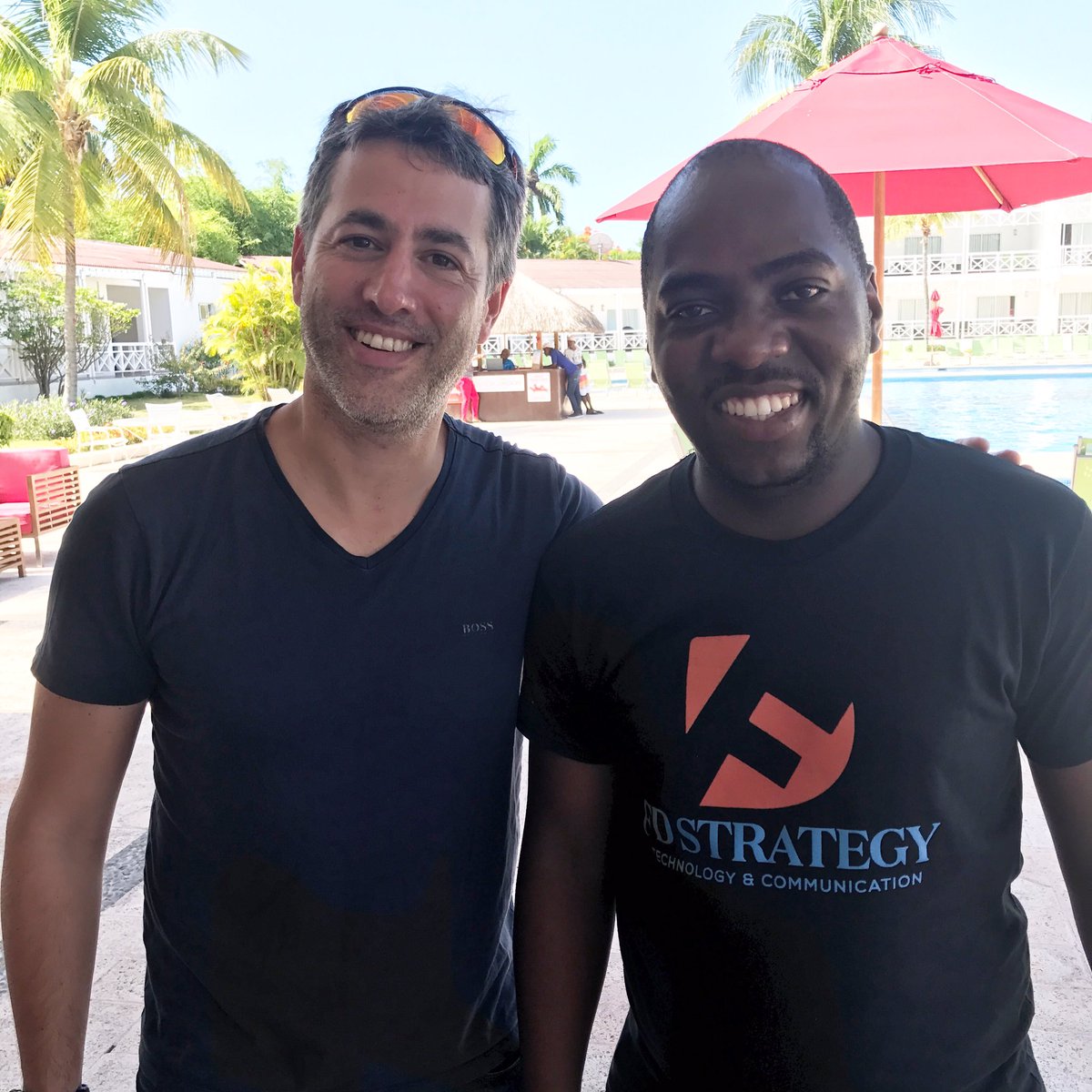 FitoDamour's tweet photo. So glad to meet, Roy Glasberg, Founder, Global Manager of Google Accelerator. #haititechsummit17 @fdstrategy #FDStrategy @HaitiTSummit https://t.co/5BBywCfQG4