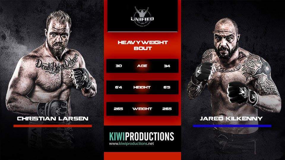 unifiedmma's tweet photo. Top heavyweight prospect Christian Larsen tries to improve to 3-0 vs. 18-fight vet Jared Kilkenny at #Unified31 on Friday in #YEG! https://t.co/aXIUSRxZFP