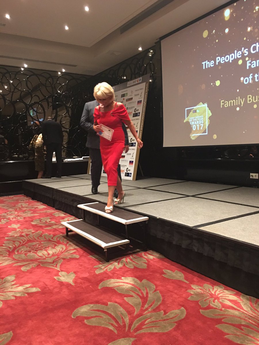 StirzakerR's tweet photo. There should have been an award for #bestshoes tonight at #FBOTY2017! Well done for surviving the steps ladies #couldhavebeennasty https://t.co/TdFQZ5DS8p