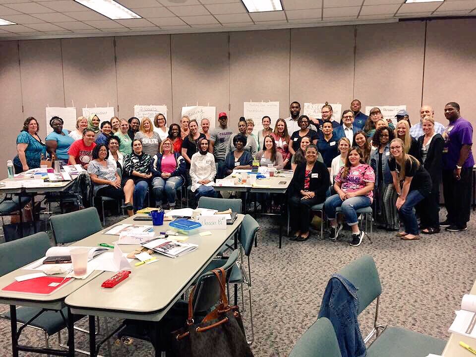 _gillespiekate's tweet photo. So loved our Capturing Kids' Hearts experience! Can't even wait to get this going next year. ❤ @donnatparker #creechpride https://t.co/scuilZd5Oa