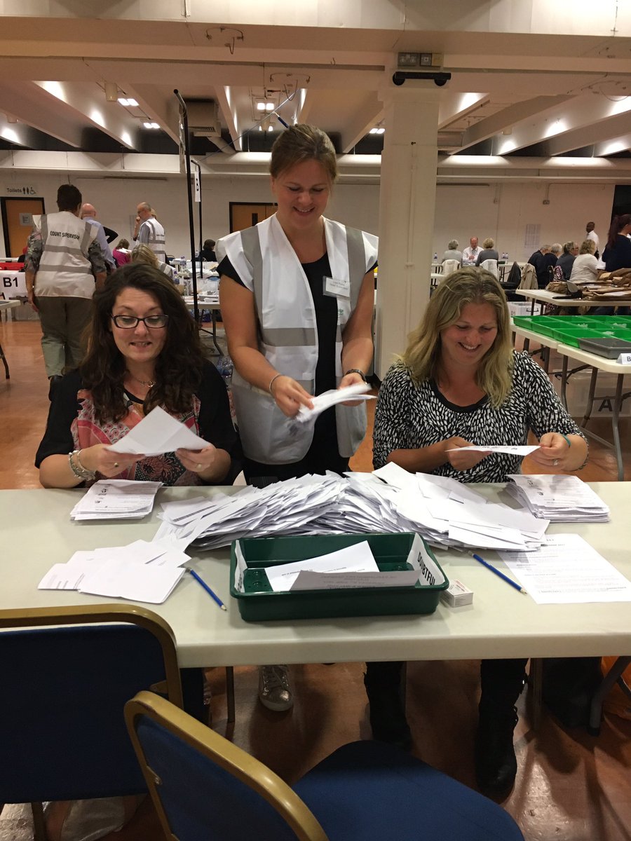 BBCSurrey's tweet photo. #EsherandWalton #happyatwork #willcheckbackonthesmiles #at3am #ge2017 #sevote #bbcelection https://t.co/u38h8gdsmg