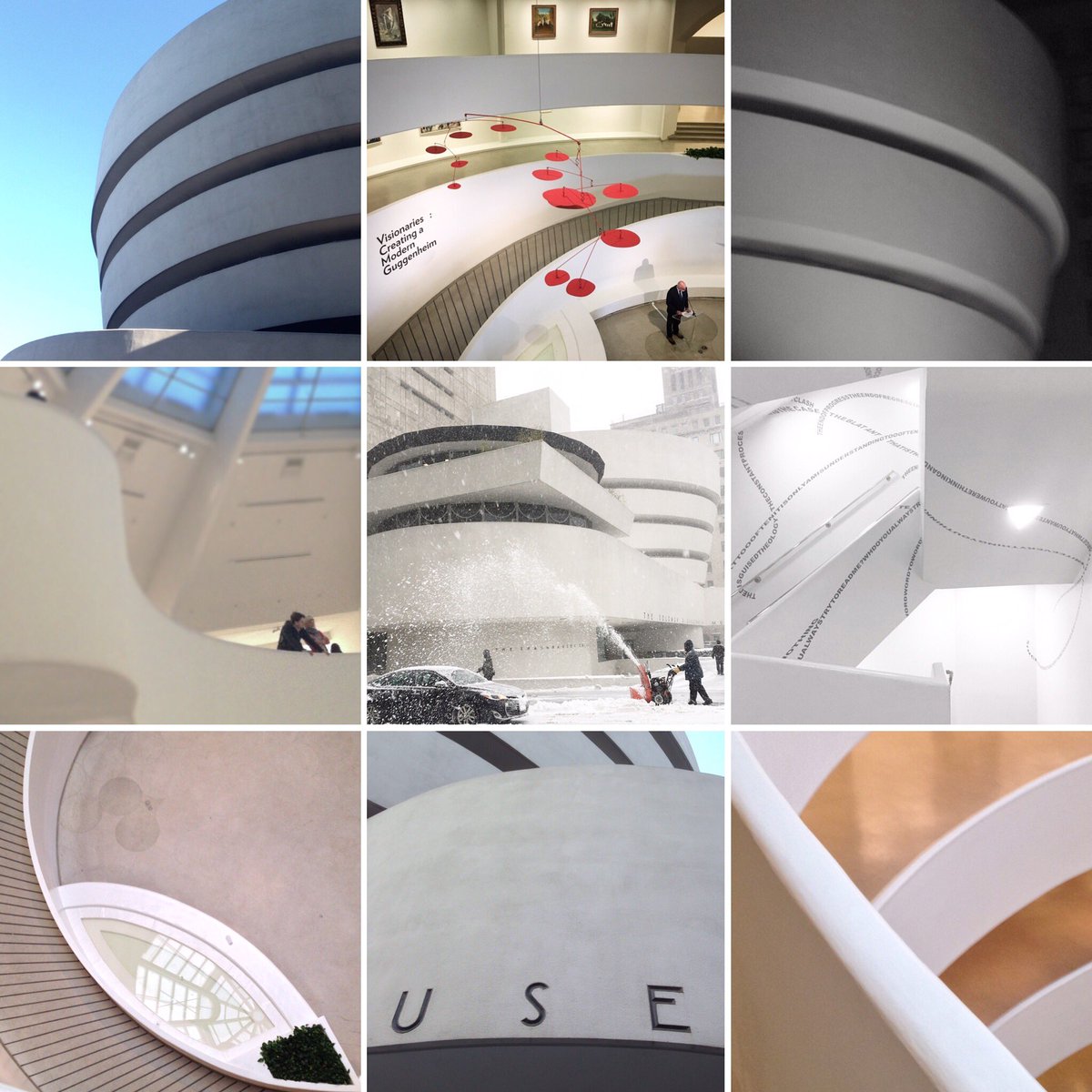 MarkBSchlemmer's tweet image. My fave @Guggenheim pix to honor #FrankLloydWright's 150th birthday. After working there for years, it still thrills! #FLW150 #ITweetMuseums