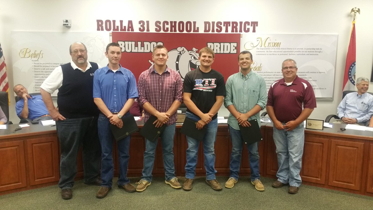 R31Official's tweet photo. Congrats to Blake Dishman, Arlynn Jones, Landon Kamper, and Zack Studdard for being cabinet-making state champions with their projects! https://t.co/XOJmkbUmjw