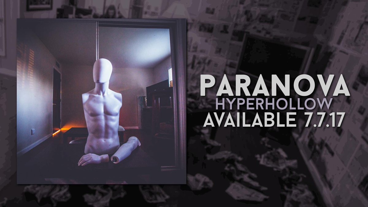 ParanovaBand's tweet photo. Pre-orders for "Hyperhollow" go live tomorrow on Pledge Music. 

Watch the music video for "Headline" here: https://t.co/hyWyFkPKl9 https://t.co/X6l70aAABC