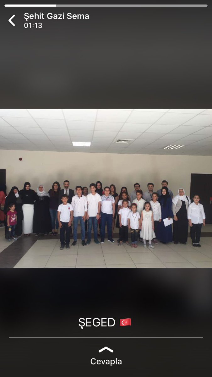 Şeged Şırnak ailesinin Cizre ekibinin hazırlamış olduğu yıl sonu veda korosu bugün gerçekleşti.Emeği geçen kardeşlerimize teşekkür ederiz👏🏻