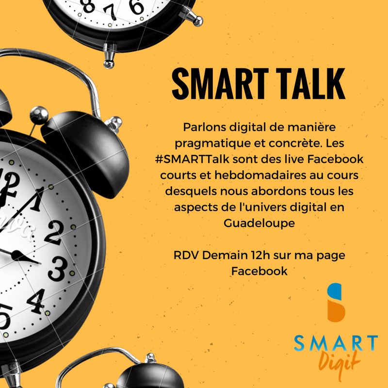 Albicep's tweet photo. RDV demain 12h sur ma page FB pour un nouveau #SMARTTalk #ParlonsDigital #SMARTDigit https://t.co/DkgfRCTckT