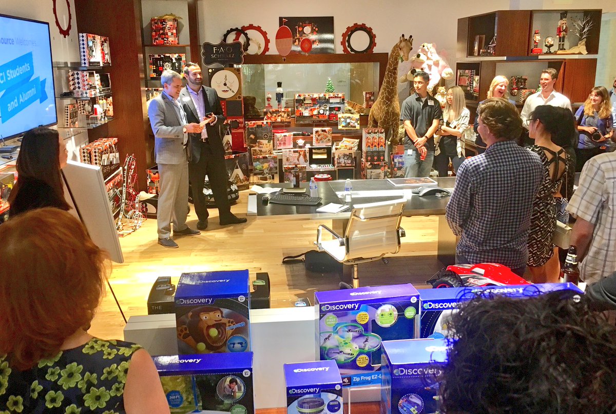 goranm's tweet photo. .@BarneyEP and @Jeff_Minhas of @UCIAA welcoming @UCIrvine alumni at an event at MerchSource, company founded by #UCI alumni https://t.co/Sr44frAccE