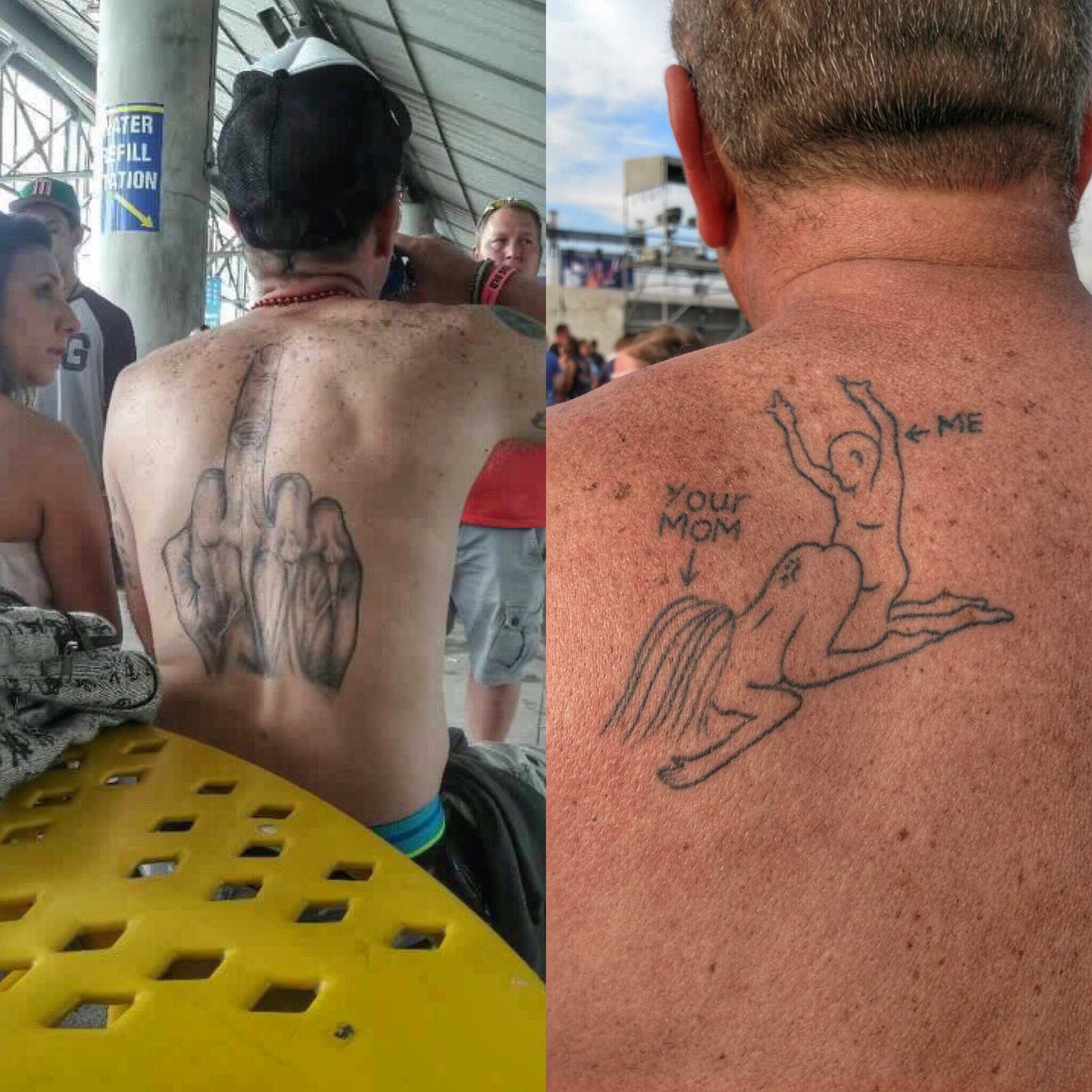 People Of Rockfest on Twitter: "You can't hide class. Tattoos spotted at RF. #rockfest #rockfestkc #peopleofrockfest #kansascity #rockfestkansascity #kansasspeedway #tattoo https://t.co/SfDNK4axeG" / X