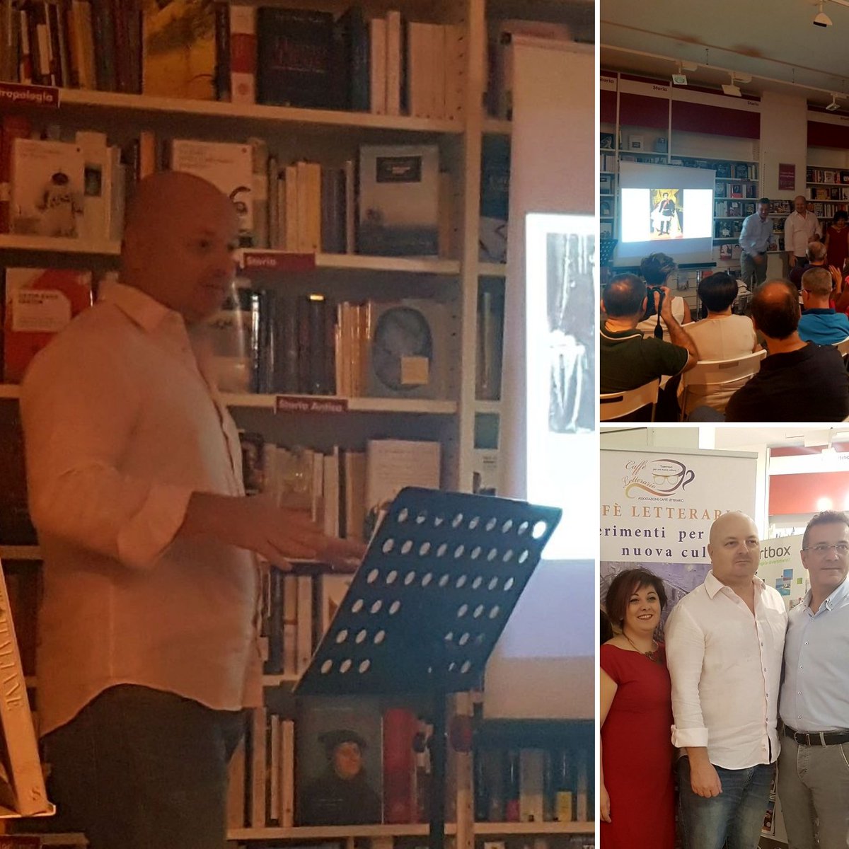 awcastellanza's tweet photo. Serata #CaffèLetterario #bustoarsizio Ho raccontato mistero #Ludwig, Re di fiabe e follia.Pazzo?chi l'ha ucciso?bella serata. #storytelling https://t.co/ldG8W6ugFu