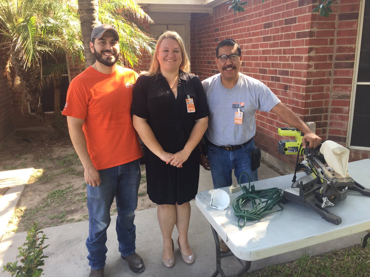 Thanks to team 516 and especially Tony, Autumn, Vanessa and Gabriel for helping a family in need with new flooring! #teamdepot