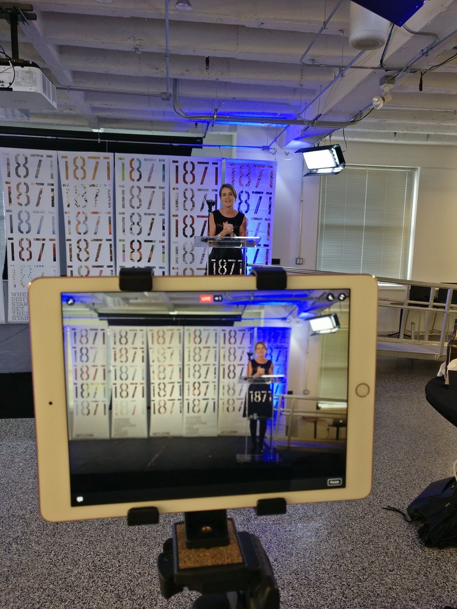 Wise words from <a href="/Aedhmar/">Aedhmar Hynes</a> Hynes at our #PRADFutureLeaders event tonight @1871Chicago. Grateful I am part of this program!
