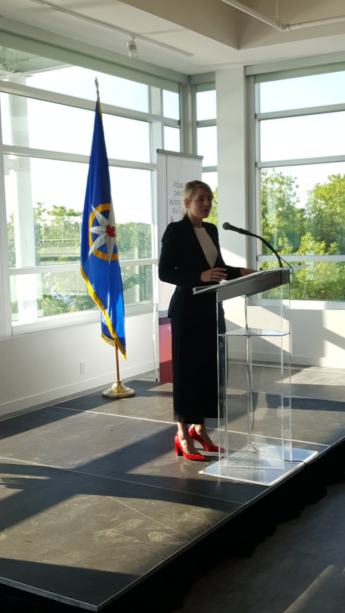 melaniejoly's tweet photo. Fière de supporter le projet #AtlasAutoch, et ainsi promouvoir et protéger les cultures autochtones. #Canada150 #Reconciliation https://t.co/u1qNhAuMct