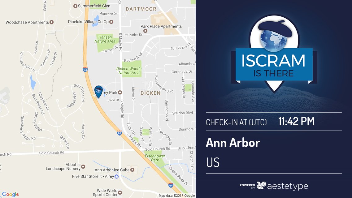 ISCRAM is There tweet media