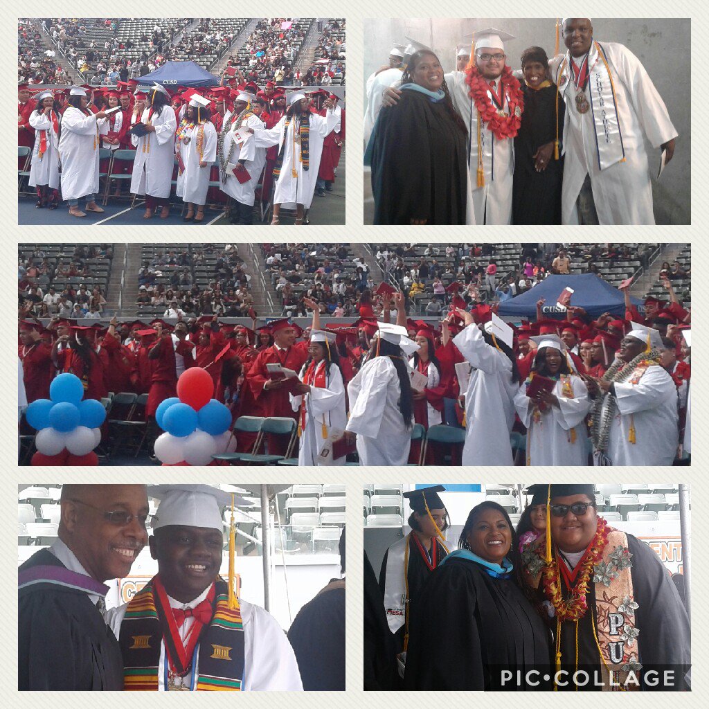 Centennial HS C/O 2017 finishes an amazing day of graduations for <a href="/ComptonUnified/">Compton Unified</a> !!🎓 1100 Students off to College &amp; Careers! #ComptonProud