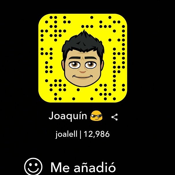 joaquin_lell's tweet photo. Añadan #snapcode, #snapchat https://t.co/gh4OWhea0x