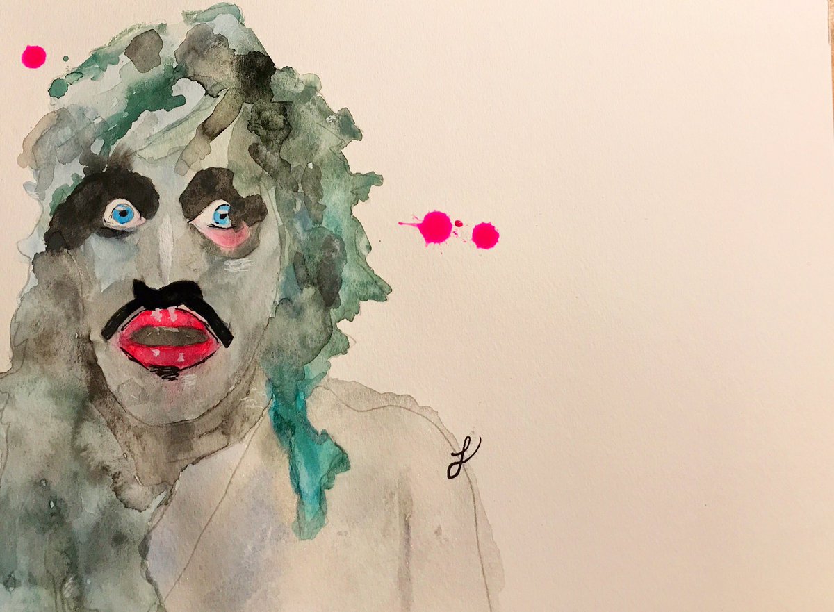 LoraWinkle's tweet photo. @FieldmiceArt I do watercolors. I call this one Old Gregg. https://t.co/ad7ZM6aosn
