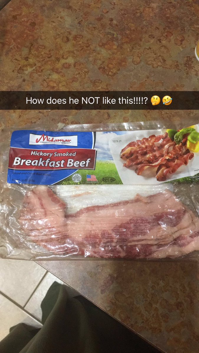 ZMujahideen's tweet photo. Most important meal of the day - breakfast! #halalbeefbacon 😍 https://t.co/6Gpc0bLUcs