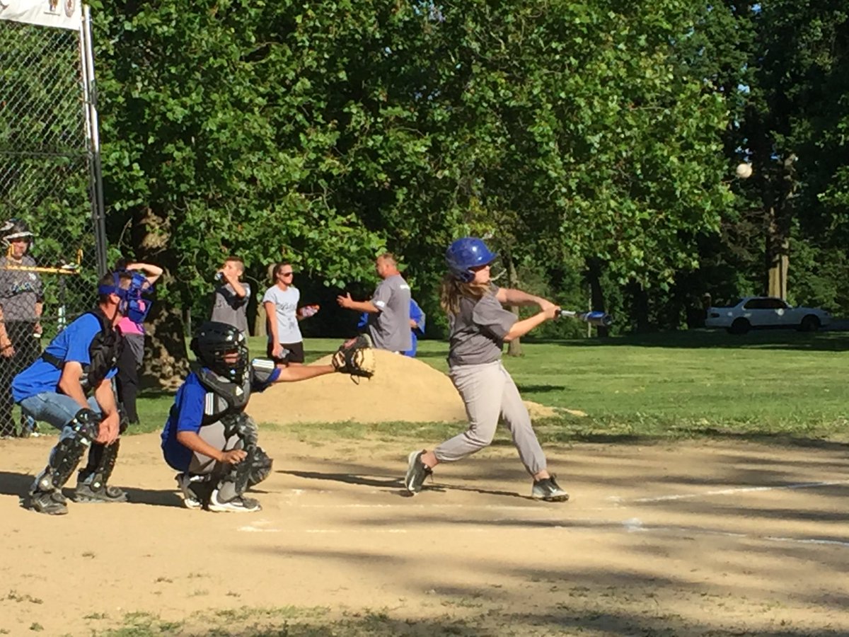 Home run for the Padres v. the Cubs at Garfield Park. RBI Play Ball Indiana.