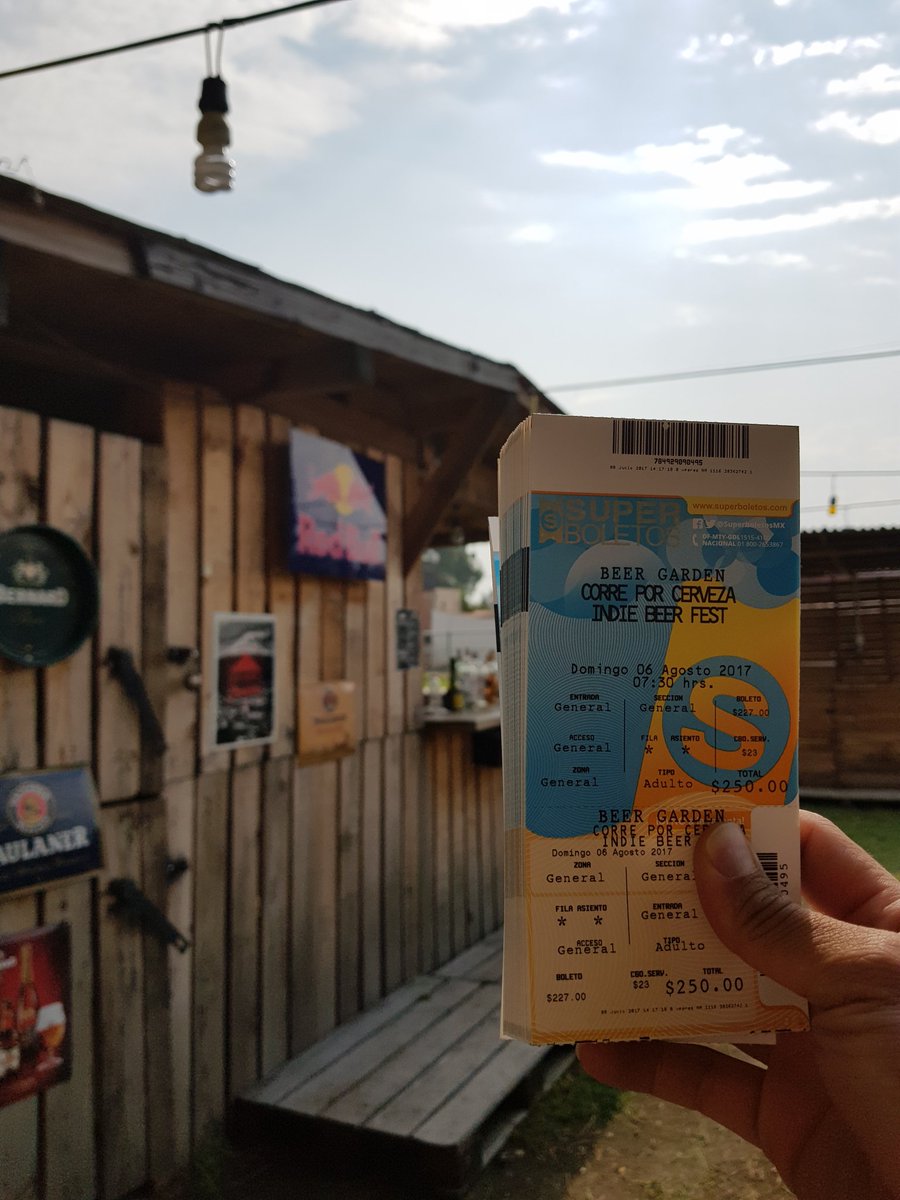 ElBeerGarden's tweet photo. Ya tememos boletos para la #carreracervecera de el #indiebeerfest correle se acaban... https://t.co/apzUsyU72k