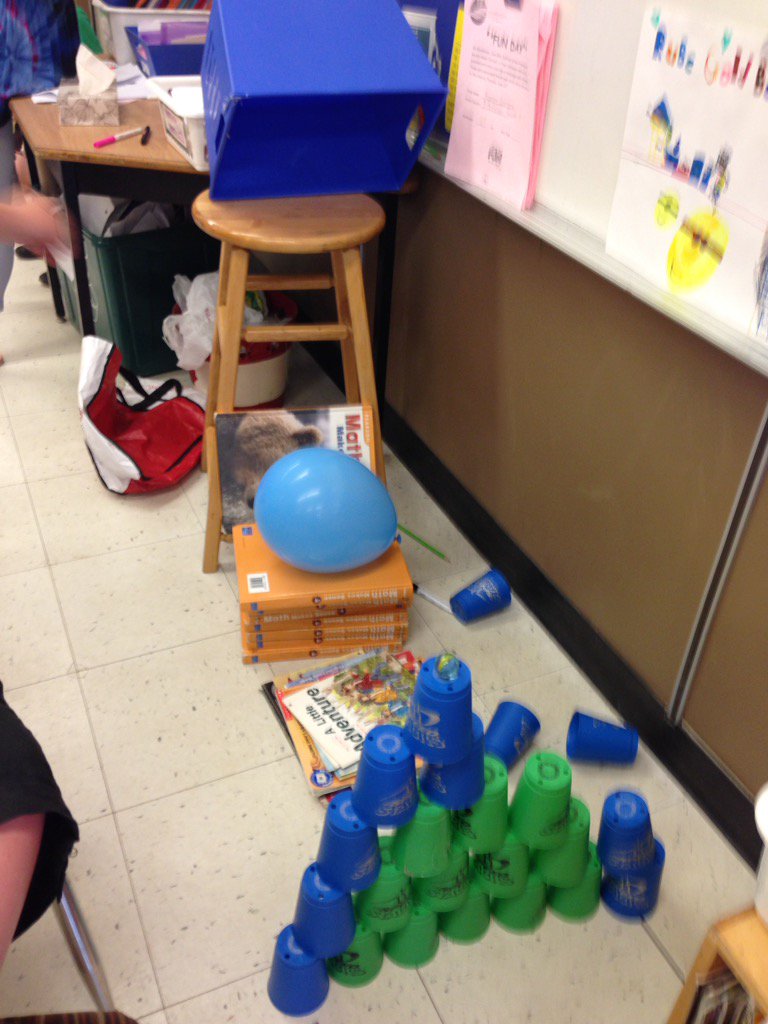 Hollman456's tweet photo. Presenting our Rube Goldberg alarm projects today! @DuffieldSchool #psd70 https://t.co/mYzyBNWqNr