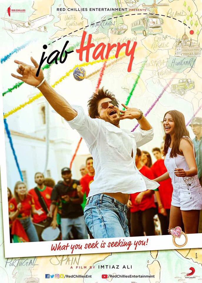 TinselLife's tweet photo. Here's the first look of @iamsrk and @AnushkaSharma Khan starrer #JabHarryMetSejal #ImtiazAli #ShahRukhKhan #AnuskhaSharma #TinselLife https://t.co/2102tD6TU1