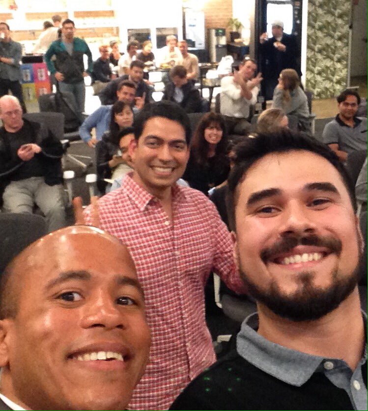 Great evening with the founders of <a href="/ycombinator/">Y Combinator</a> Startup School and <a href="/ValleyBrains/">Valley Brainstorm</a>' first pitch event.
