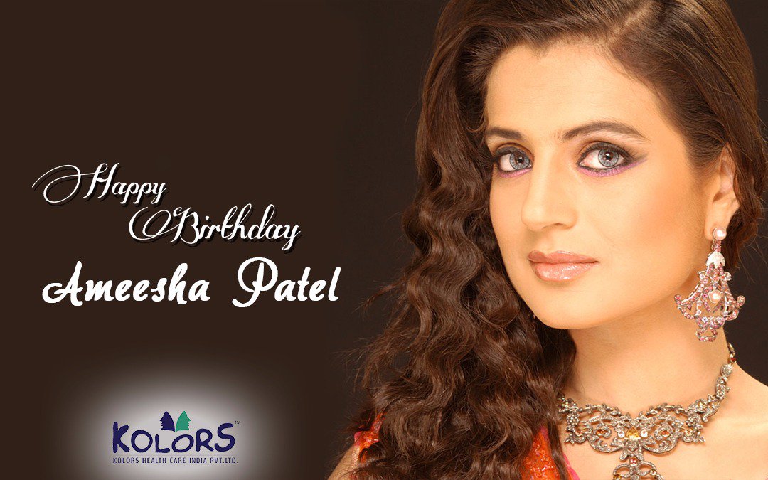 Team Kolors Wishes Actress Ameesha Patel A Very Happy Birthday.    